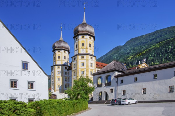 Collegiate church of the Cistercian abbey Stift Stams, Stams, Inntal, Tyrol, Austria