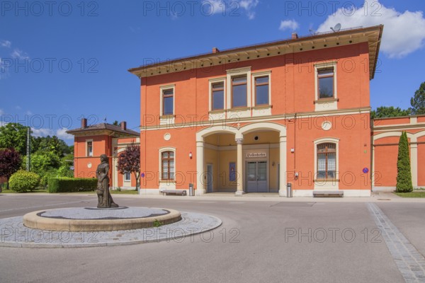 Empress Elisabeth Museum in the old railway station in Possenhofen, Pöcking, Lake Starnberg, Upper Bavaria, Bavaria, Germany