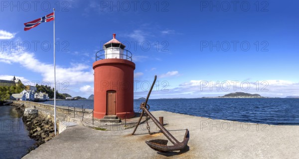 Alesund, port town in Norway famous for Art Nouveau architecture, fjords and scenic landscapes