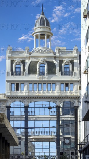 Uruguay, Montevideo streets and architecture in historic city center famous tourist attraction