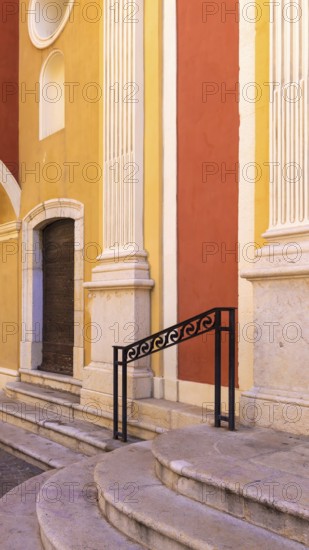 France, French Riviera and Cote D Azur, scenic streets of the old historic Antibes city center