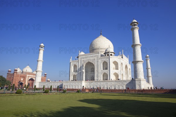Taj Mahal or Taj Mahal, mausoleum, Agra, Uttar Pradesh, India