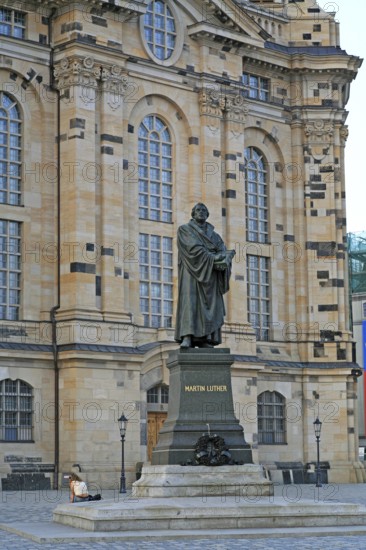 Statue, Monument, Reformer, Martin Luther, Dresden, Germany