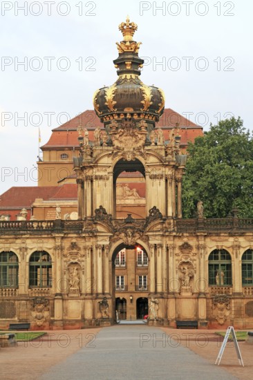 Crown Gate, Zwinger, Dresden, Germany