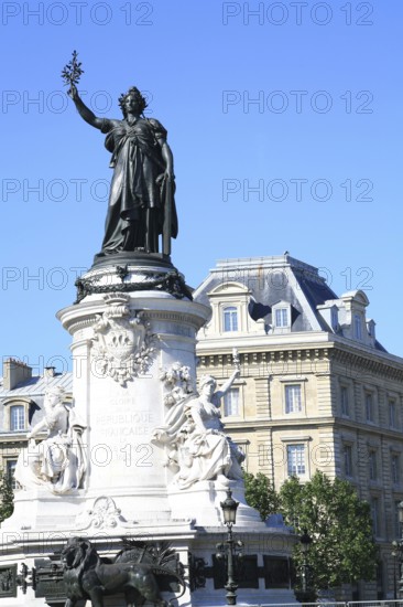 Monument, Monument to the Republic, Place de la République, Paris, France