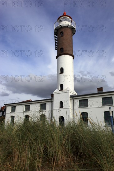 Timmendorf lighthouse on the island of Poel on the Baltic Sea, Northwest Mecklenburg district, Mecklenburg-Western Pomerania, Germany