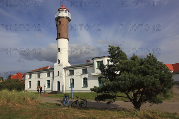 Timmendorf lighthouse on the island of Poel on the Baltic Sea, Northwest Mecklenburg district, Mecklenburg-Western Pomerania, Germany
