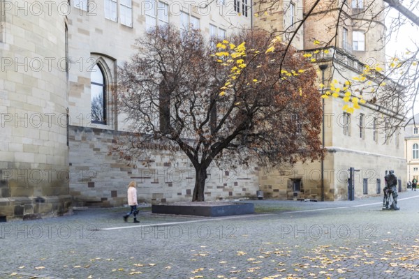 Württemberg State Museum in the Old Castle of Stuttgart. Exterior view in autumn. Stuttgart, Baden-Württemberg, Germany