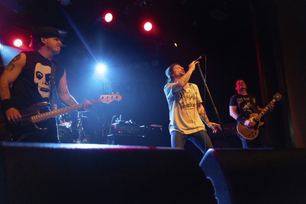 Alan Robert, bassist, Keith Caputo, singer, Joey Z., guitarist of Life of Agony, live on 30 Years of Ugly Tour at Berlin's Columbia Theater on 11.11.2025