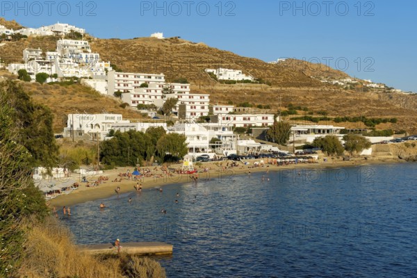 Agios Stefanos, Mykonos, Cyclades, Greece - Agios Stefanos, small town with sandy beach, apartments and hotels, just north of Mykonos New Port