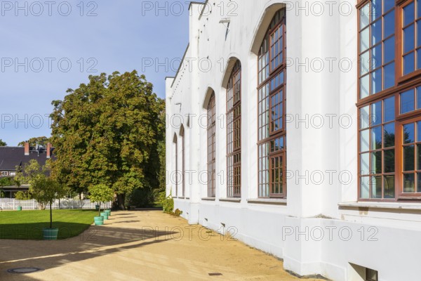 Orangery, Muskau Castle, Muskauer Park, UNESCO World Heritage Site, Bad Muskau, Upper Lusatia, Saxony, Germany