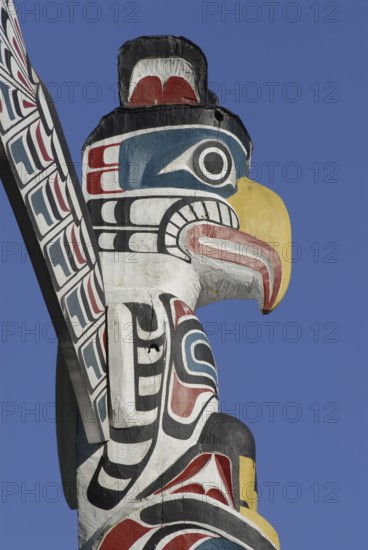 Totem, Totem Pole, Stanley Park, Vancouver, British Columbia, Canada