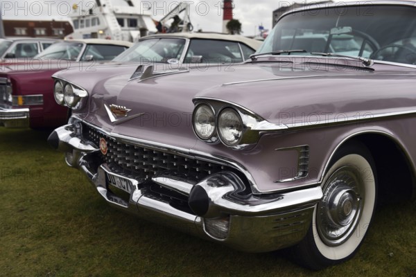 Cadillac Sedan DeVille at classic car meeting in Büsum, Schleswig-Holstein, Germany