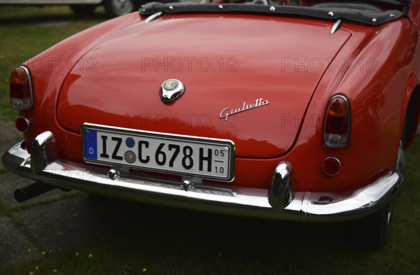 Alfa-Romeo Giulietta at classic car meeting in Büsum, Schleswig-Holstein, Germany