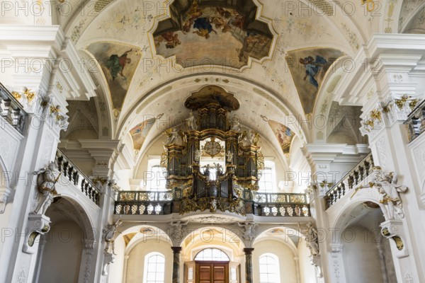 Interior view, monastery church, St. Peter, Southern Black Forest, Black Forest, Baden-Württemberg, Germany