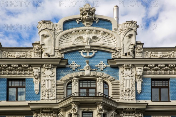Häser in the Art Nouveau district, Riga, Latvia