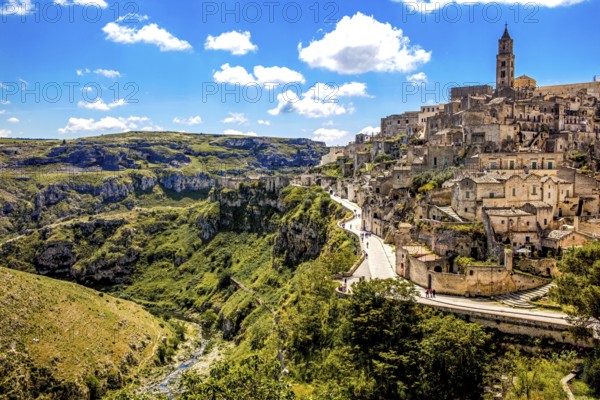 Matera with cathedral, Puglia