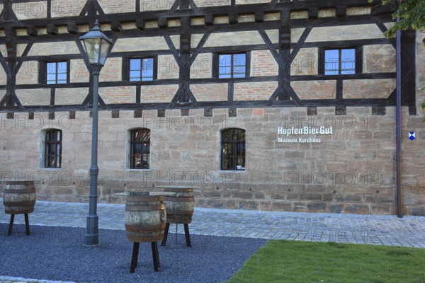 Kornhaus Museum, Hopfen Bier Gut, City of Spalt, Roth District, Middle Franconia, Germany