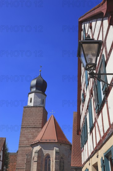 Chapel, Our Lady, Frauenkapelle in the old town, city of Heideck in the district of Roth, Middle Franconia, Bavaria, Germany