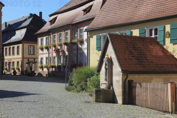 Houses in the old town, city of Spalt, Roth district, Middle Franconia, Germany