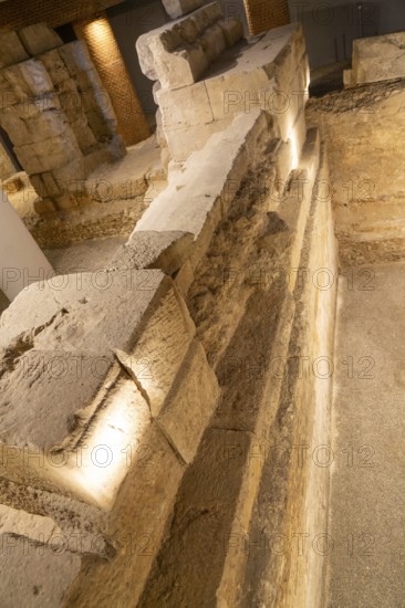 Museo del Puerto museum, Roman port archaeological remains, Zaragoza, Aragon, Spain
