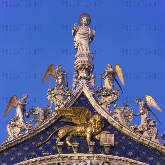 St. Mark's Basilica, Basilica di San Marco, Venice, Veneto, Italy
