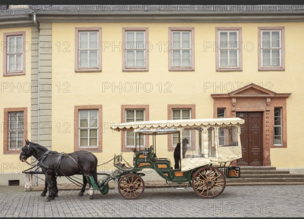 Goethe's house, house on Frauenplan, home of Johann Wolfgang von Goethe (1749—1832), Weimar, Thuringia, Germany