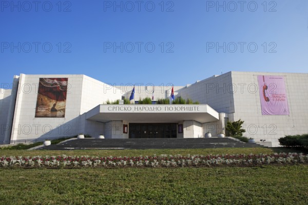 Serbian National Theatre, Old Town, Novi Sad, Vojvodina Province, Serbia