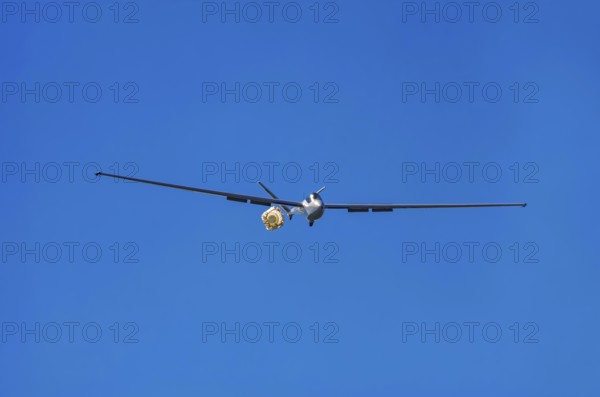 A Hänle H-101 somersault glider, registration D-3033, during a demonstration as part of an air show at the Fliegerbergfest of the Rossfeld Luftsportverein in Metzingen-Glems, Baden-Württemberg, Germany, for editorial use only