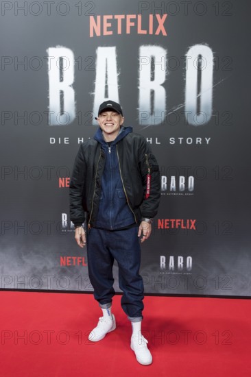 Leonard Kunz at the premiere of the Netflix film Babo in the Astor Film Lounge Berlin on 24.10.2025