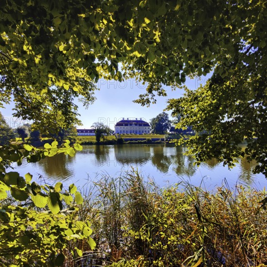 Meseberg Castle, Baroque Castle on Lake Huwenow, Guest House and Conference Center of the Federal Government, Meseberg, Gransee, Brandenburg, Germany