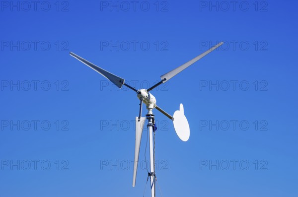 A wind generator, including a small wind turbine or small wind turbine (KWEA) with an unmarked wind vane