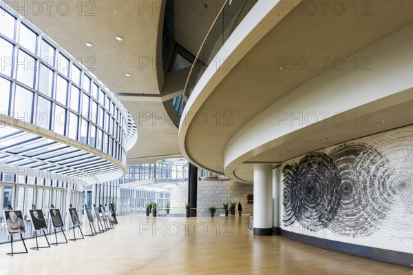 Interior view, State Parliament of North Rhine-Westphalia, Düsseldorf, North Rhine-Westphalia, Germany