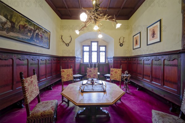 Bebenhausen Castle, former Cistercian Abbey, monastery complex, interior, OT Bebenhausen, Tübingen, Baden-Württemberg, Germany