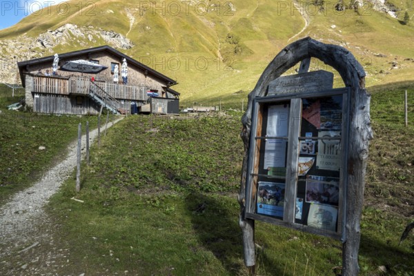 Obere Traualpe am Traualpsee, Allgäu Alps, Tannheim, Tyrol, Austria