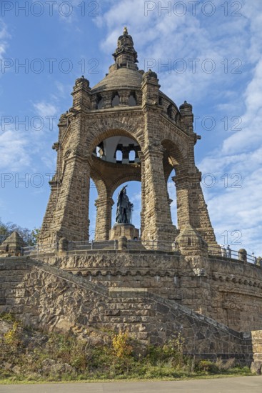 Kaiser-Wilhelm-Denkmal, Porta Westfalica, North Rhine-Westphalia, Germany