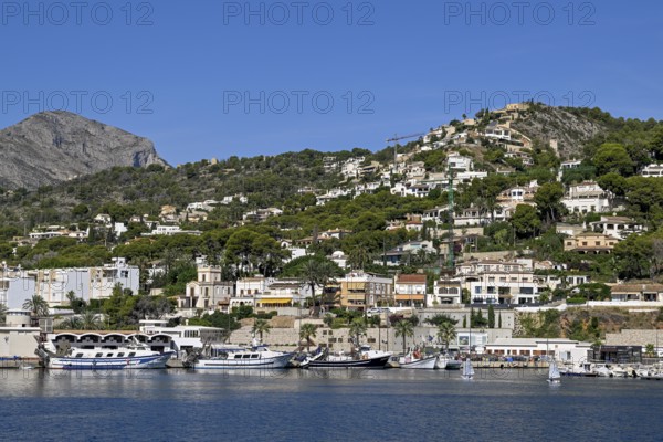 View of the port of Jávea or Xàbia, Alicante Province, Comunidad Valenciana, Spain