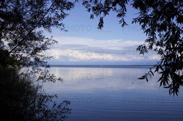 View of Lake Constance, Baden-Württemberg, summer, Germany