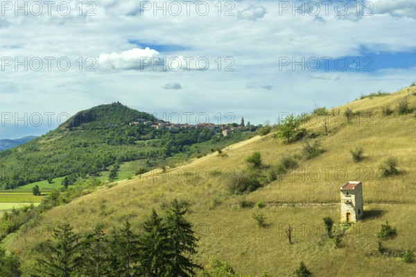 Dovecote in Limagne plain, Puy de Dome department, Auvergne Rhone Alpes, France