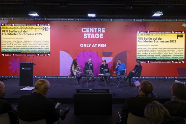 The 77th Frankfurt Book Fair takes place from 15 - 19 October 2025, Exhibition Grounds, Frankfurt am Main, Hesse, Germany