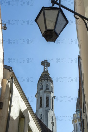 Vichy, listed as World Heritage by UNESCO. Saint-Blaise church, Allier, Auvergne-Rhone-Alpes, France