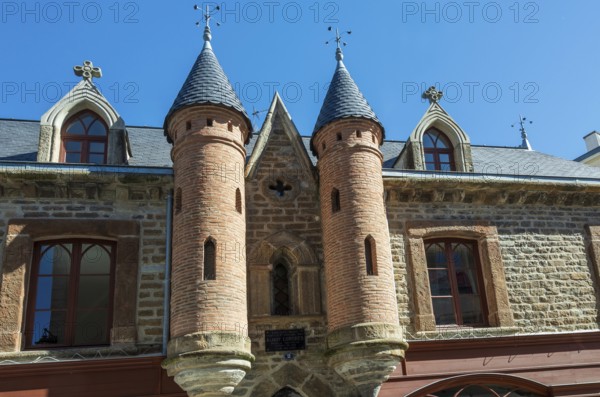 Vichy city. House of Albert Londres famous journalist, Allier department, Auvergne-Rhone-Alpes, France