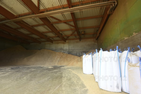 Pellet production at the Enegie-Mann company in the Westerwald