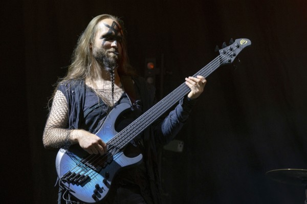 Jonas Langer, bass player, Soulbound, Metal Band, D, live at Columbiahalle, Berlin, 10.10.2025