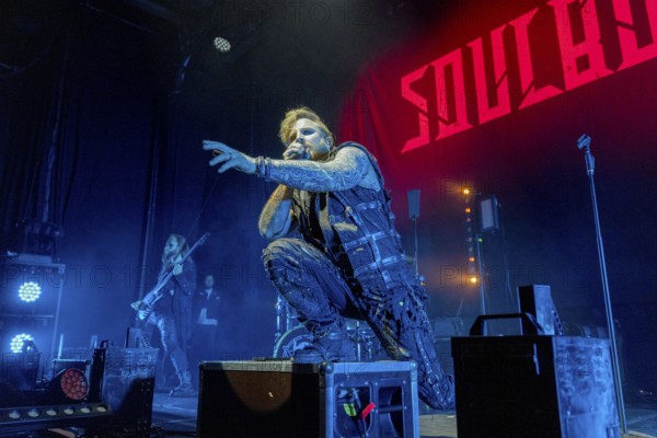Johannes Johnny Stecker, Singer, Soulbound, Metal Band, D, live at Columbiahalle Berlin on 10 October 2025