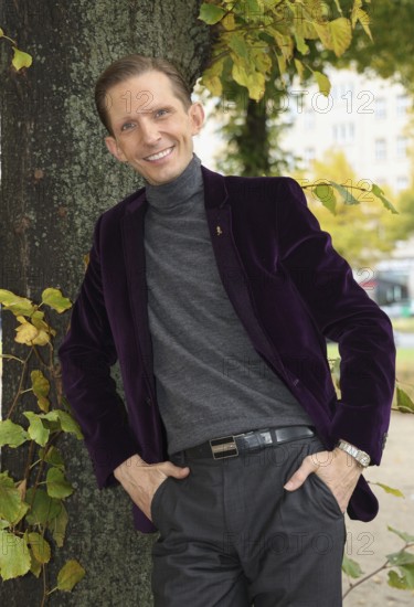 Marc Rudolf at the annual press conference for the 2025/2026 season at the Theater am Frankfurter Tor. Berlin, 07.10.2025