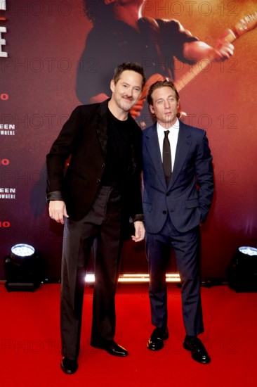 Director Scott Cooper and Jeremy Allen White at the premiere of the cinema film 'Springsteen: Deliver Me From Nowhere' at the Zoo Palast. Berlin, 08.10.2025