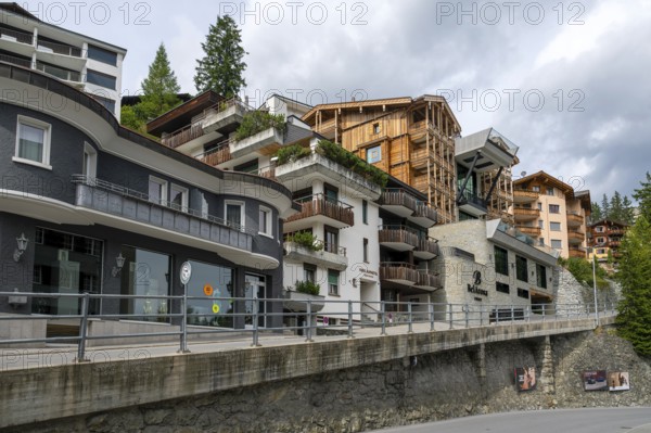 Apartment blocks, Arosa, Graubünden, Switzerland