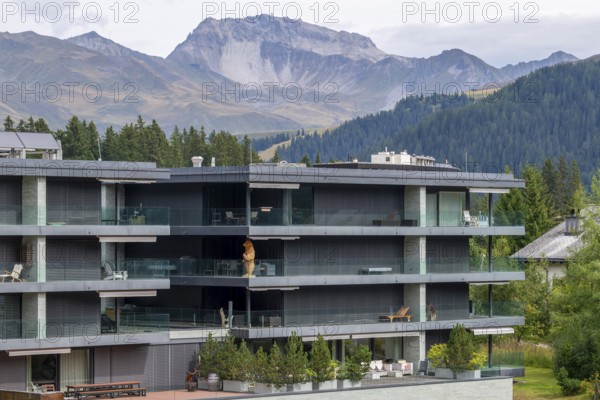 Apartment block, Arosa, Graubünden, Switzerland