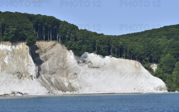 Chalk coast at Jasmund National Park on Rügen, Mecklenburg-Western Pomerania, Germany